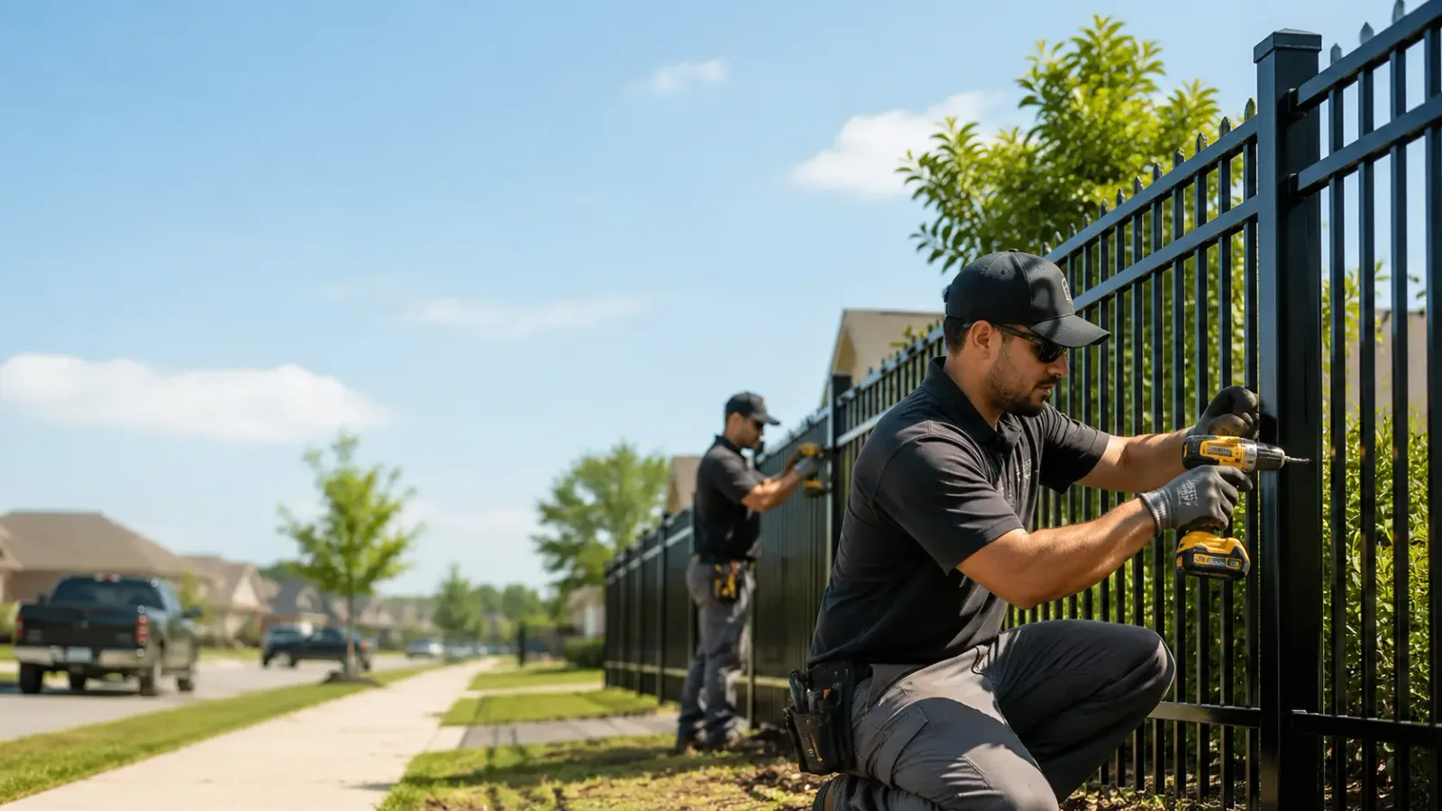 Metal Fence Installation in Brooklyn Park, MN